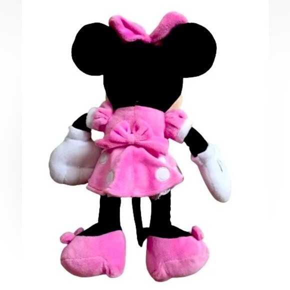 Disney Parks Minnie Mouse 16" Pink Polka Plush Animal Toy By Just Play LLC - Picture 4 of 11